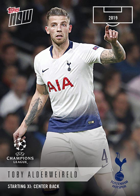 2018-19 TOPPS Now UEFA Champions League Soccer Cards - Card XI-09