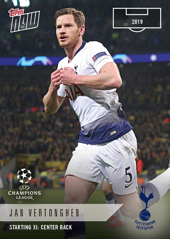 2018-19 TOPPS Now UEFA Champions League Soccer Cards - Card XI-11