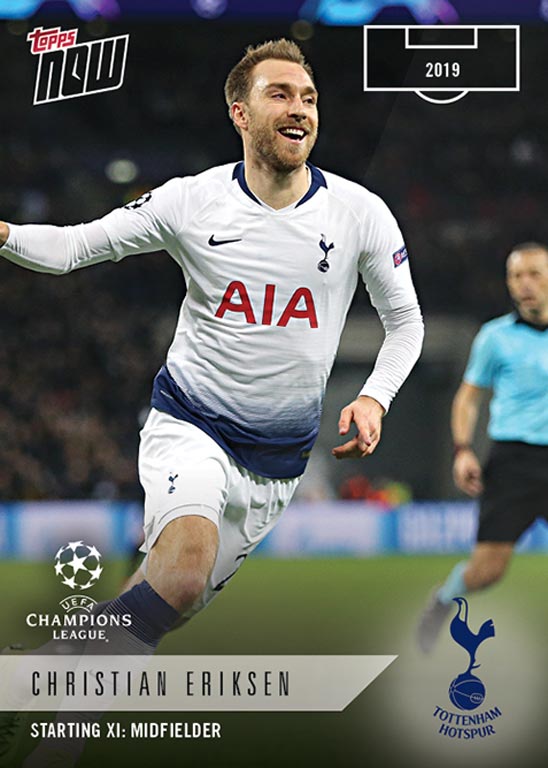 2018-19 TOPPS Now UEFA Champions League Soccer Cards - Card XI-15