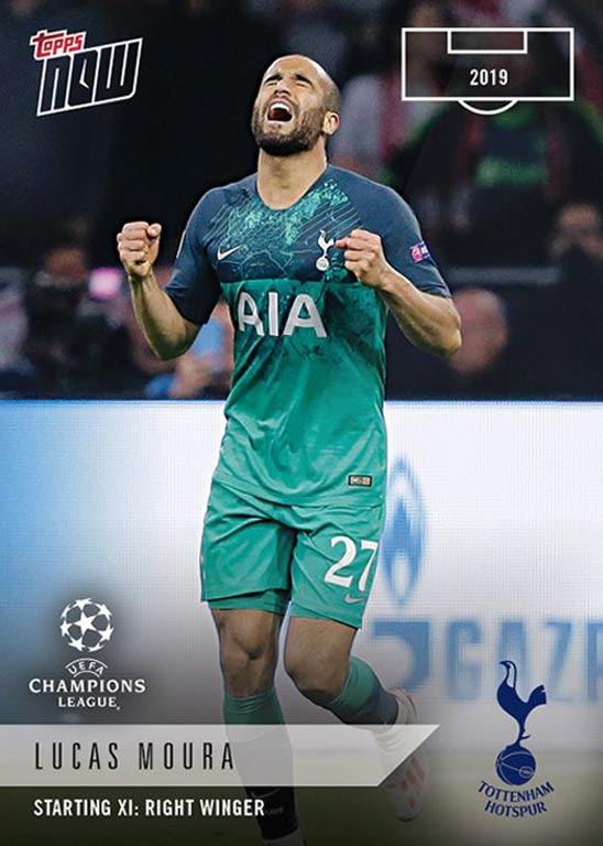 2018-19 TOPPS Now UEFA Champions League Soccer Cards - Card XI-19