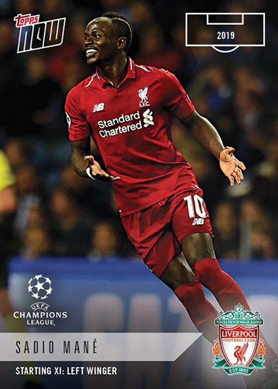 2018-19 TOPPS Now UEFA Champions League Soccer Cards - Card XI-20