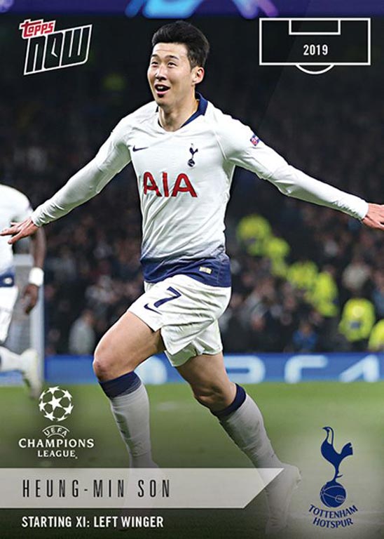2018-19 TOPPS Now UEFA Champions League Soccer Cards - Card XI-23