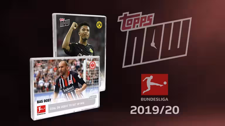 2019-20 TOPPS Now Bundesliga Soccer Cards - Header