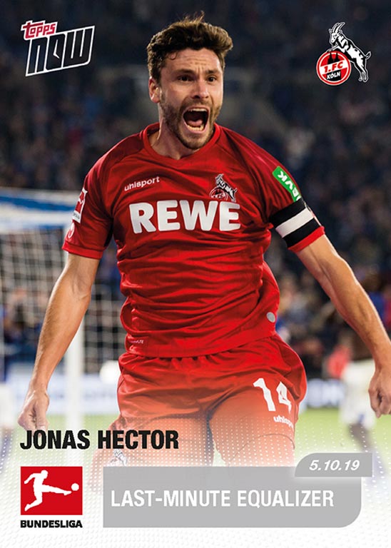 2019-20 TOPPS Now Bundesliga Soccer Cards - Card 030