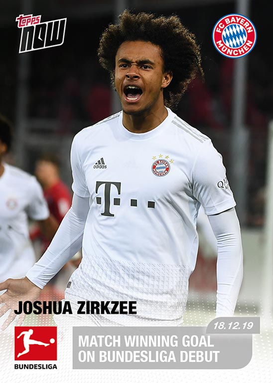 2019-20 TOPPS Now Bundesliga Soccer Cards - Card 073