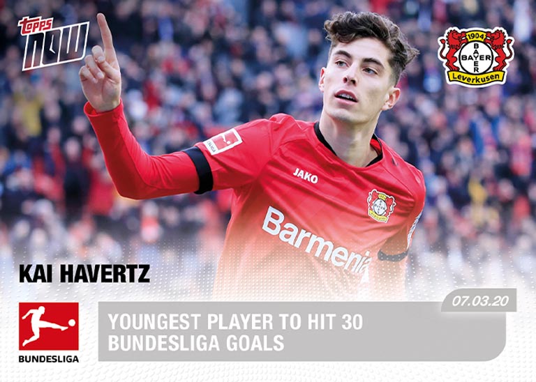 2019-20 TOPPS Now Bundesliga Soccer Cards - Card 141