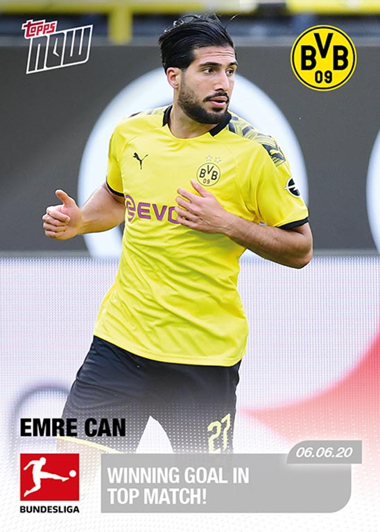 2019-20 TOPPS Now Bundesliga Soccer Cards - Card 168