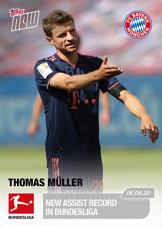 2019-20 TOPPS Now Bundesliga Soccer Cards - Card 169