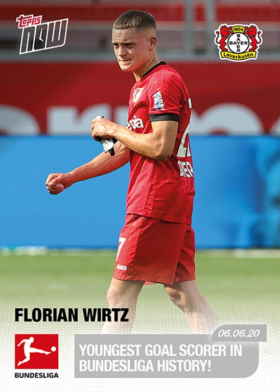 2019-20 TOPPS Now Bundesliga Soccer Cards - Card 170