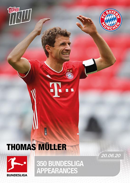 2019-20 TOPPS Now Bundesliga Soccer Cards - Card 186