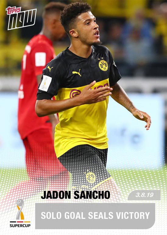 2019 TOPPS Now DFL Supercup Soccer Cards - Card 003