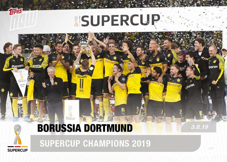 2019 TOPPS Now DFL Supercup Soccer Cards - Card 004