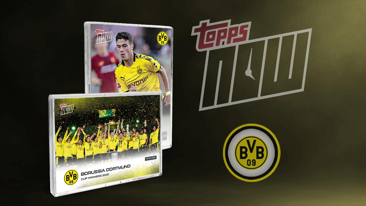 TOPPS NOW BVB Soccer Cards - Header
