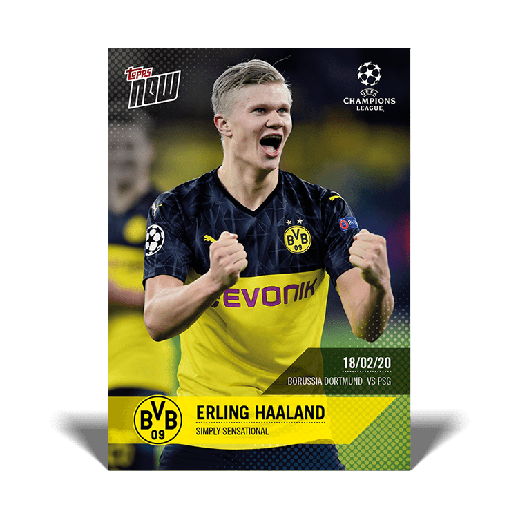 Topps Now Bundesliga 2020-21 Card 021 Giovanni Reyna Dortmund Rookie RC BVB 