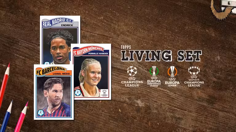 TOPPS Living Set UEFA Club Competitions Trading Cards