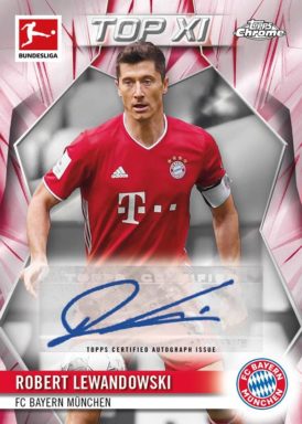 2020-21 TOPPS Chrome Bundesliga Soccer - TOP XI Autograph Card