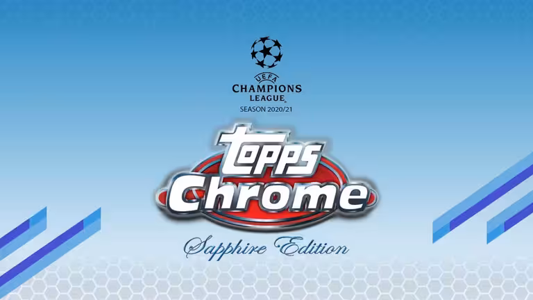 2020-21 TOPPS Chrome Sapphire Edition UEFA Champions League Soccer - Header