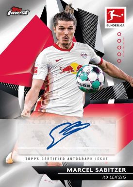 2020-21 TOPPS Finest Bundesliga Soccer - Base Autograph Card