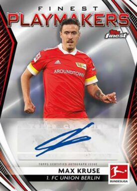 2020-21 TOPPS Finest Bundesliga Soccer - Finest Playmaker Autograph Card