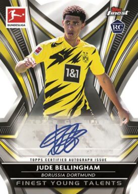 2020-21 TOPPS Finest Bundesliga Soccer - Finest Young Talents Autograph Card