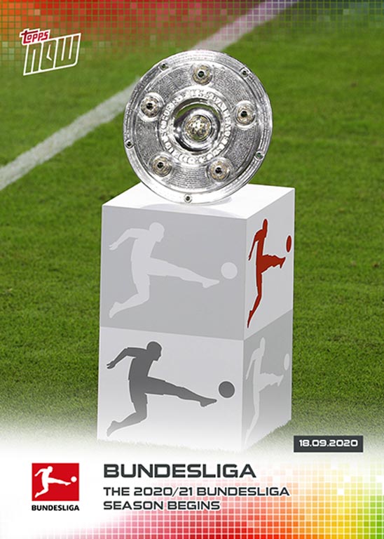 2020-21 TOPPS Now Bundesliga Soccer Cards - Card 002