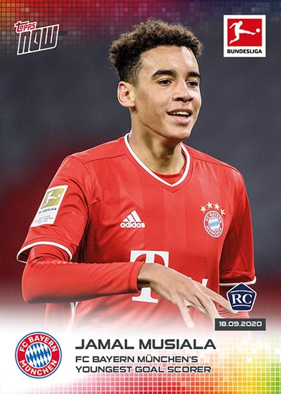 2020-21 TOPPS Now Bundesliga Soccer Cards - Card 006