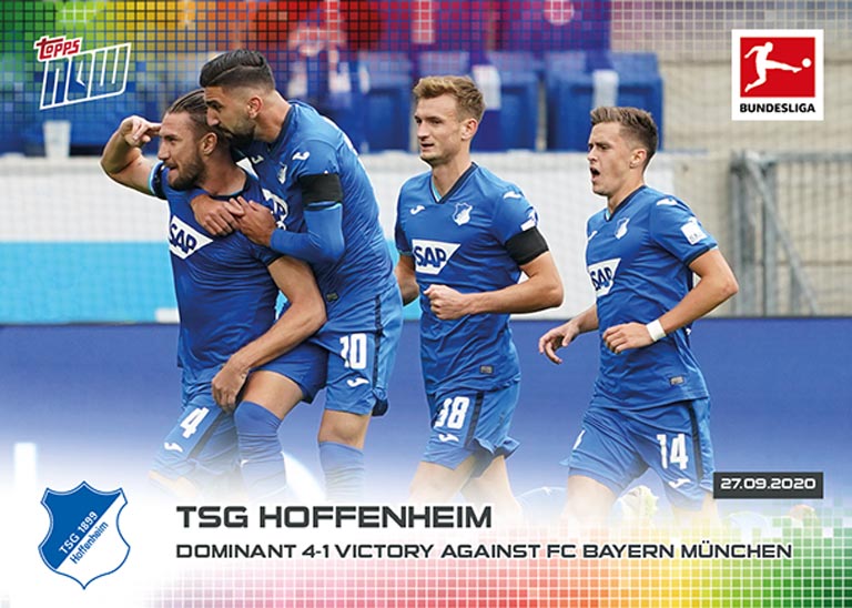 2020-21 TOPPS Now Bundesliga Soccer Cards - Card 013