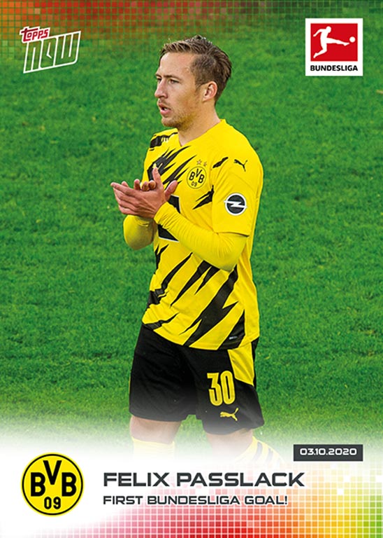 2020-21 TOPPS Now Bundesliga Soccer Cards - Card 019