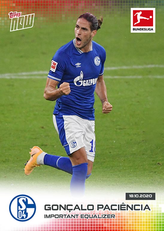 2020-21 TOPPS Now Bundesliga Soccer Cards - Card 027