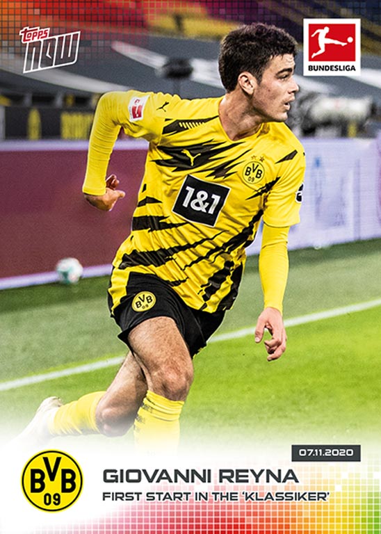 2020-21 TOPPS Now Bundesliga Soccer Cards - Card 040