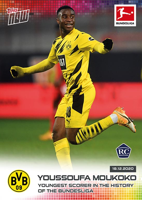 2020-21 TOPPS Now Bundesliga Soccer Cards - Card 071