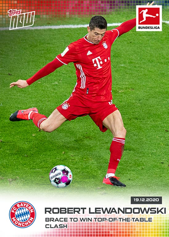 2020-21 TOPPS Now Bundesliga Soccer Cards - Card 074