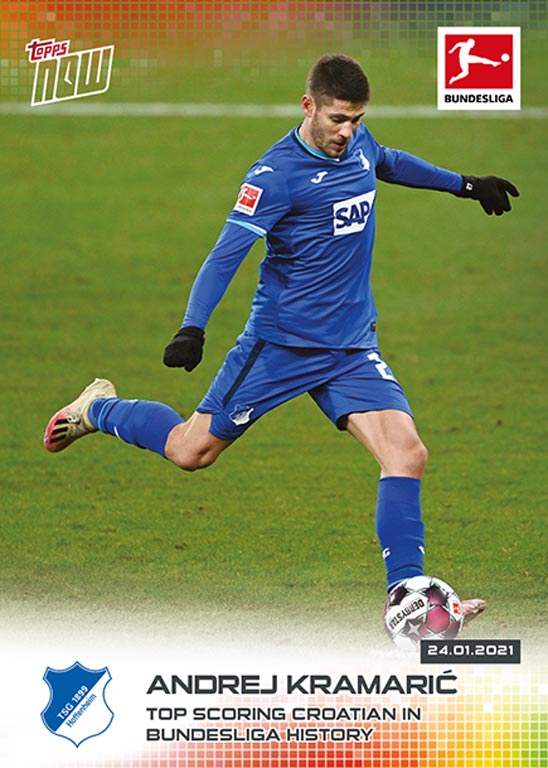 2020-21 TOPPS Now Bundesliga Soccer Cards - Card 111