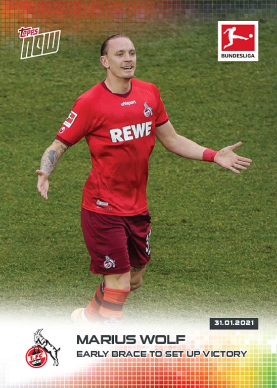 2020-21 TOPPS Now Bundesliga Soccer Cards - Card 117