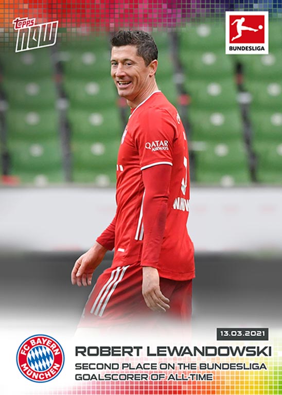 2020-21 TOPPS Now Bundesliga Soccer Cards - Card 148
