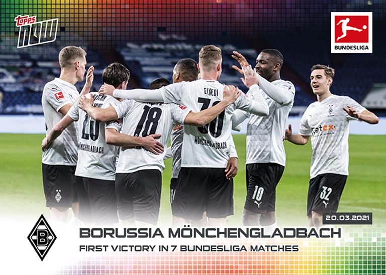 2020-21 TOPPS Now Bundesliga Soccer Cards - Card 155