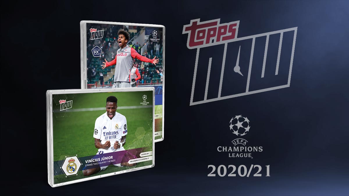 2020-21 Topps Now UEFA Champions League Trading Cards Header