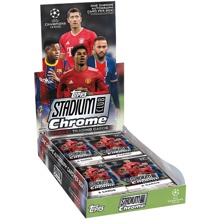 TOPPS Stadium Club Chrome UEFA Champions League Soccer - Hobby Box