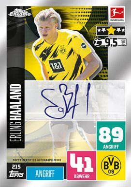 TOPPS Bundesliga Match Attax Chrome 2020/21 - Autograph Card