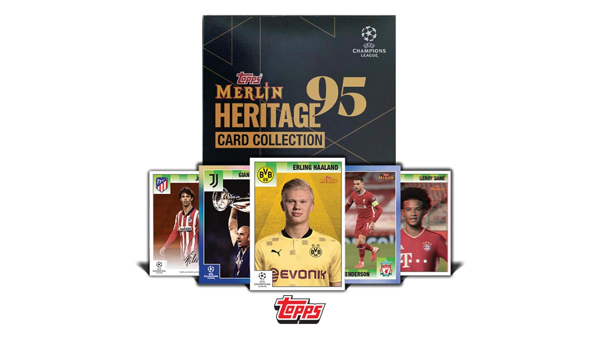 Topps Merlin 95 Heritage UEFA Champions League 2020/21 Soccer - Header