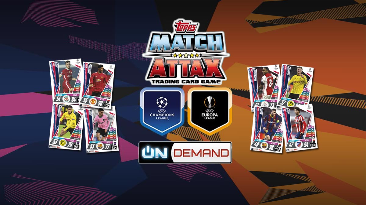 Topps Match Attax 2020 2021 Jogo de cartas colecionáveis UEFA