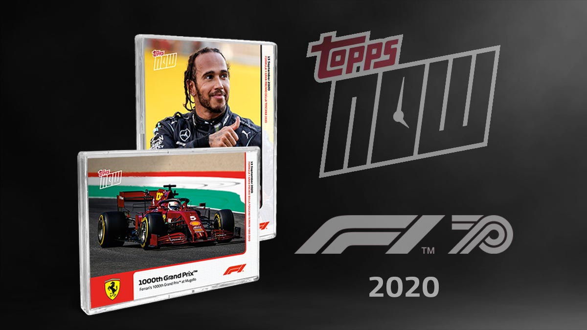 2020 TOPPS Now Formula 1 F1 Racing Cards - Header