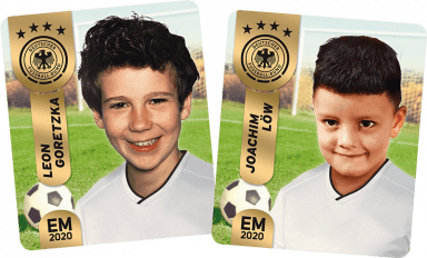 DFB Team Sticker EM 2021 Ferrero Teamsticker Kids Timo Werner/Antonio Rüdiger