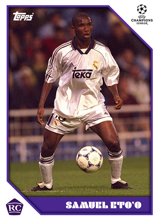 TOPPS The Lost Rookies UEFA Champions League Soccer Cards - Card 010