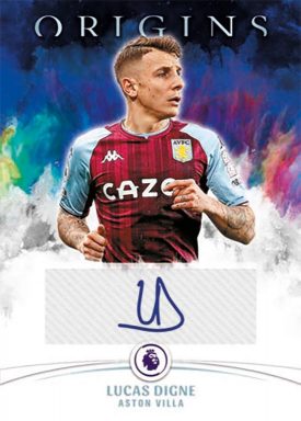 2021-22 PANINI Chronicles Soccer Trading Cards - Origins Autographs Premier League