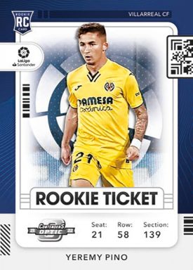 2021-22 PANINI Chronicles Soccer Trading Cards - Contenders Optic LaLiga