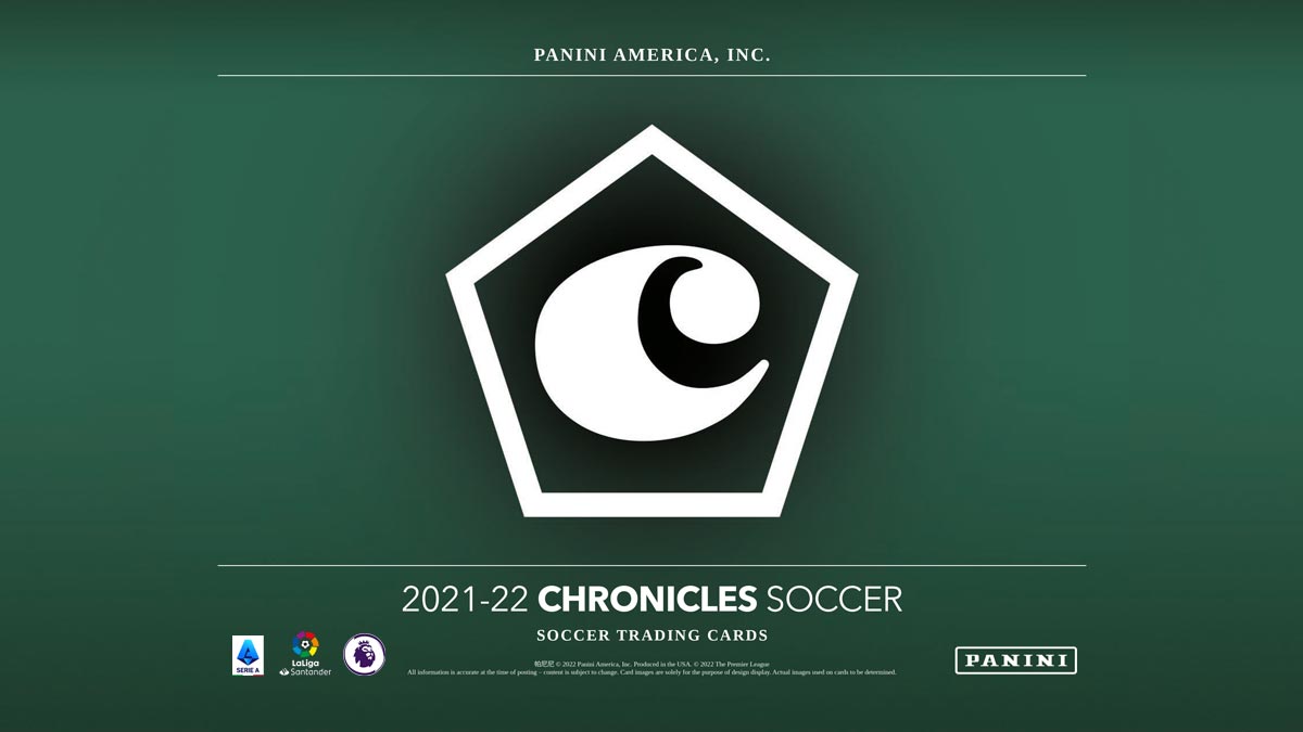 2021-22 PANINI Chronicles Soccer Trading Cards - Header