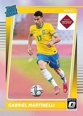 2021-22 PANINI Donruss Road to Qatar Soccer Cards - Base Card Optic Holo Parallel