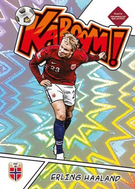 2021-22 PANINI Donruss Road to Qatar Soccer Cards - Kaboom! Insert