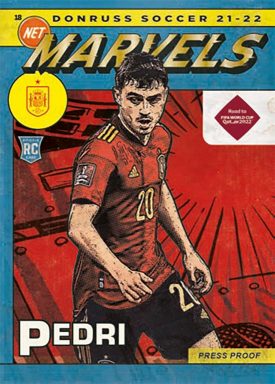 2021-22 PANINI Donruss Road to Qatar Soccer Cards - Net Marvels Insert